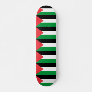 Skateboard met vlag van Palestina