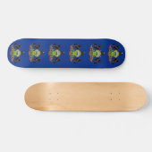 Skateboard met vlag van Pennsylvania (Horizontaal)
