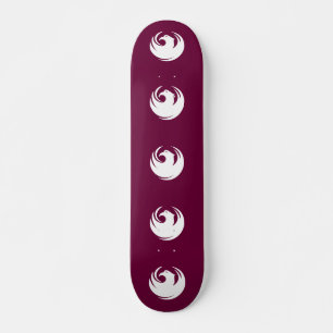 Skateboard met vlag van Phoenix City, Arizona