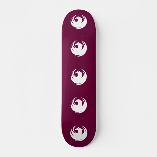 Skateboard met vlag van Phoenix City, Arizona (Voorkant)