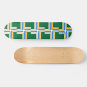 Skateboard met vlag van Portland, Oregon, VS (Horizontaal)