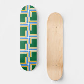 Skateboard met vlag van Portland, Oregon, VS (Voorkant)