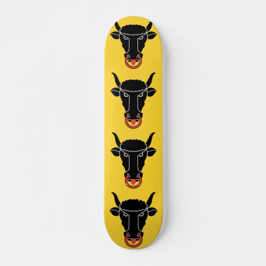 Skateboard met vlag van Uri, Zwitserland (Voorkant)