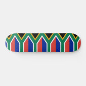 Skateboard met vlag van Zuid-Afrika (Horizontaal)