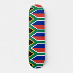 Skateboard met vlag van Zuid-Afrika