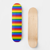 Skateboard met vlag voor LGBT-regenboog (Voorkant)