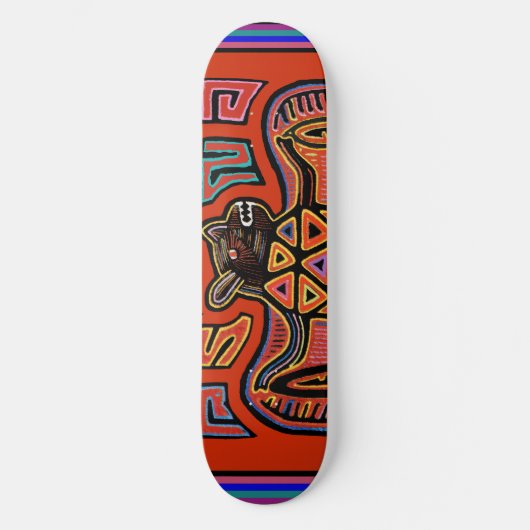 Skateboard met vleermuizen in je toren (Voorkant)