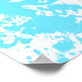 skateboard met vogels poster (Hoek)