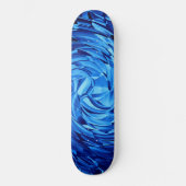 skateboard met waterkristal (Voorkant)