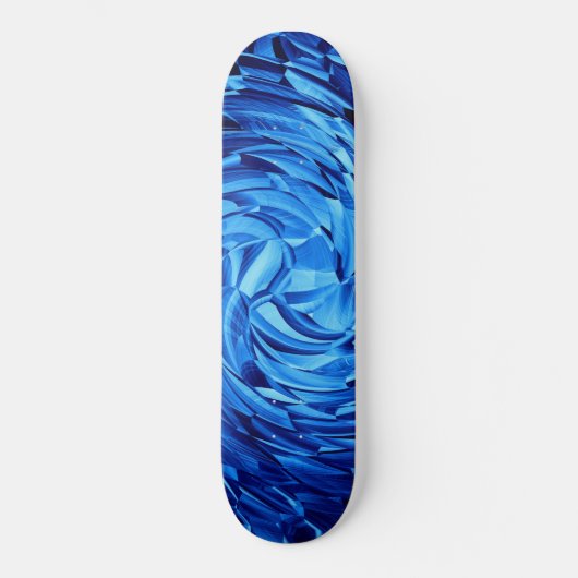 skateboard met waterkristal (Voorkant)