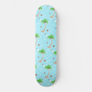 Skateboard met zomerpatroon