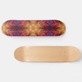 skateboard met zonnestralen (Horizontaal)