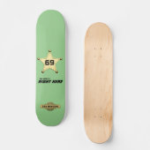 skateboard "Mijn naam is hier" (Voorkant)