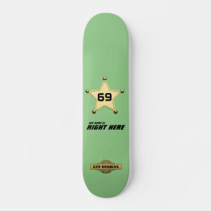 skateboard "Mijn naam is hier"