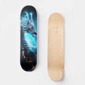 Skateboard Mitológico salvaje monstruo reptil (Voorkant)