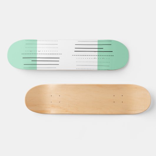 Skateboard, moderne lijnen persoonlijk skateboard (Horizontaal)