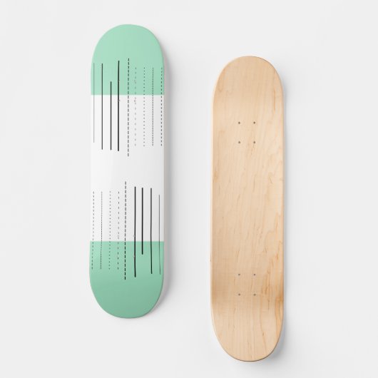 Skateboard, moderne lijnen persoonlijk skateboard (Voorkant)