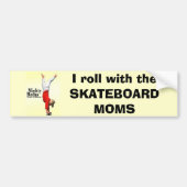 Skateboard Moms Bumpersticker (Voorkant)
