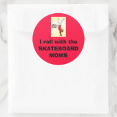 Skateboard Moms Sticker (Tas)