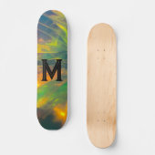 Skateboard monogram initiaal (Voorkant)