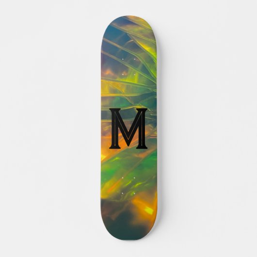 Skateboard monogram initiaal (Voorkant)