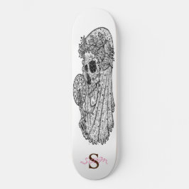 skateboard Monogram roze LUCKY Skull