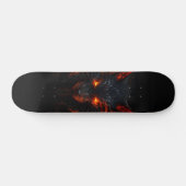 Skateboard Monstruo zorro con ojos rojos (Horizontaal)