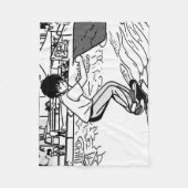 Skateboard Moves - Young Skateboarder Fleece Deken (Voorkant)