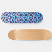 Skateboard naadloos retro patroon (Horizontaal)