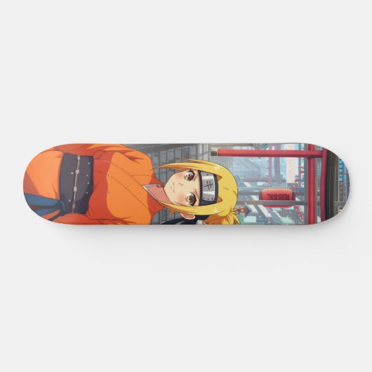 Skateboard Ninja Dorp Anime Japan (Horizontaal)