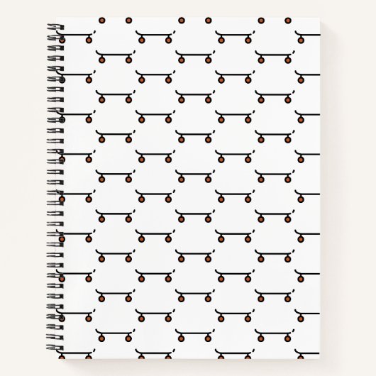 skateboard notitieboek (Voorkant)