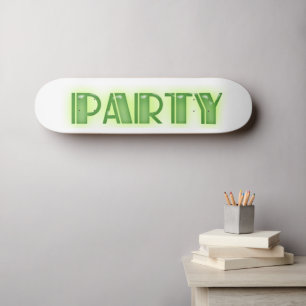 Skateboard One Simple Word Party