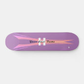 Skateboard paars met roze HAMbyWG (Horizontaal)