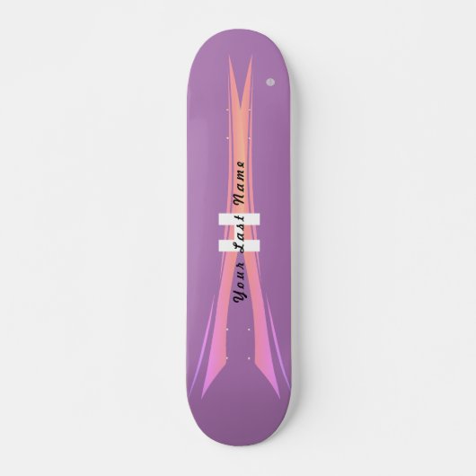 Skateboard paars met roze HAMbyWG (Voorkant)