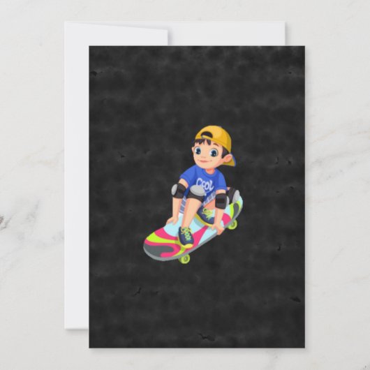 Skateboard Park Birthday Party (Achterkant)