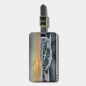 Skateboard Park Sunset Bagagelabel (Voorkant verticaal)