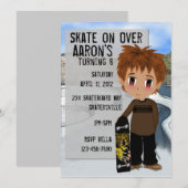 Skateboard-partij Kaart (Voorkant / Achterkant)