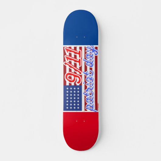 skateboard "PATRIOT DAY" (Voorkant)
