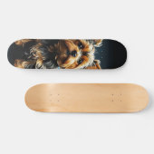 Skateboard Perro miniatura enérgico y juguetón (Horizontaal)