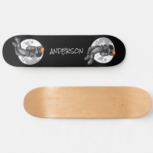 skateboard Personalized Astronaut Slam Dunk (Horizontaal)