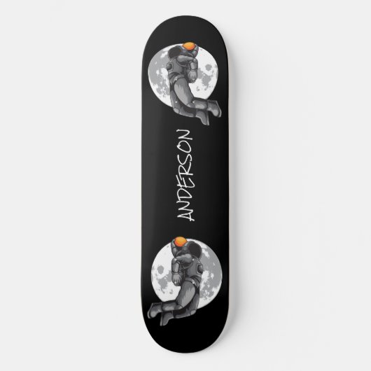 skateboard Personalized Astronaut Slam Dunk (Voorkant)