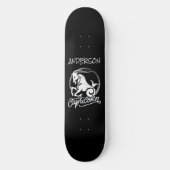 skateboard Personalized Capricorn Zodiac (Voorkant)