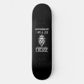 skateboard Personalized Leo Zodiac Sign (Voorkant)