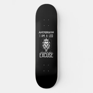 skateboard Personalized Leo Zodiac Sign