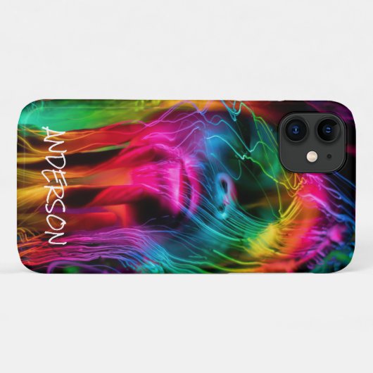 Skateboard Personalized Modern Rainbow lady Case-Mate iPhone Case (Achterkant (horizontaal))