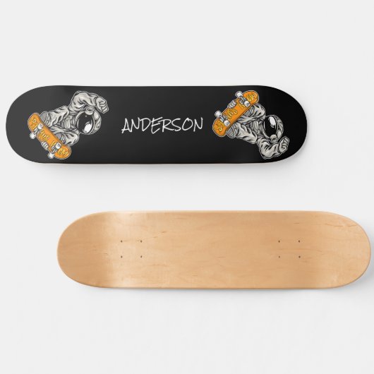 skateboard Personalized Moon Runner (Horizontaal)