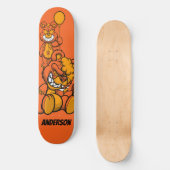 Skateboard Personalized Oranje Teddies (Voorkant)