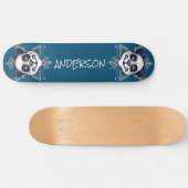 skateboard Personalized Panda Head Sacred Geometry (Horizontaal)