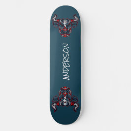 skateboard Personalized Red Bull Mecha