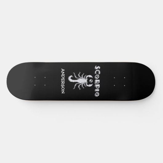 skateboard Personalized Scorpio Zodiac Sign (Horizontaal)